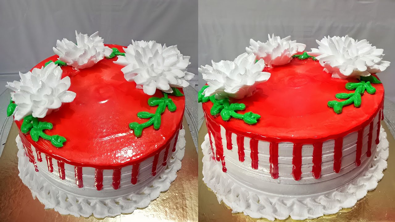 Simple Cake Decoration IdeasEasy Cake Design YouTube