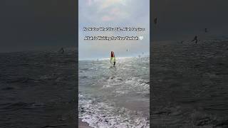 “Windsurfing with a Powerful Ayat 🤍🌊”