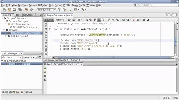 Oracle Coherence NetBeans API and NamedCache