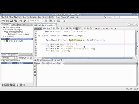 Oracle Coherence NetBeans API and NamedCache