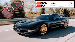 C5 Corvette K&N Cold Air Intake Install and Review