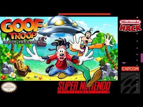 Goof Troop ST: Space Treasure - Hack of Disney's Goof Troop (SNES)