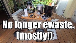 Monday Marathon 41 - Processing Ewaste picked up from a Charity Shop! Oh no - some more Projects!