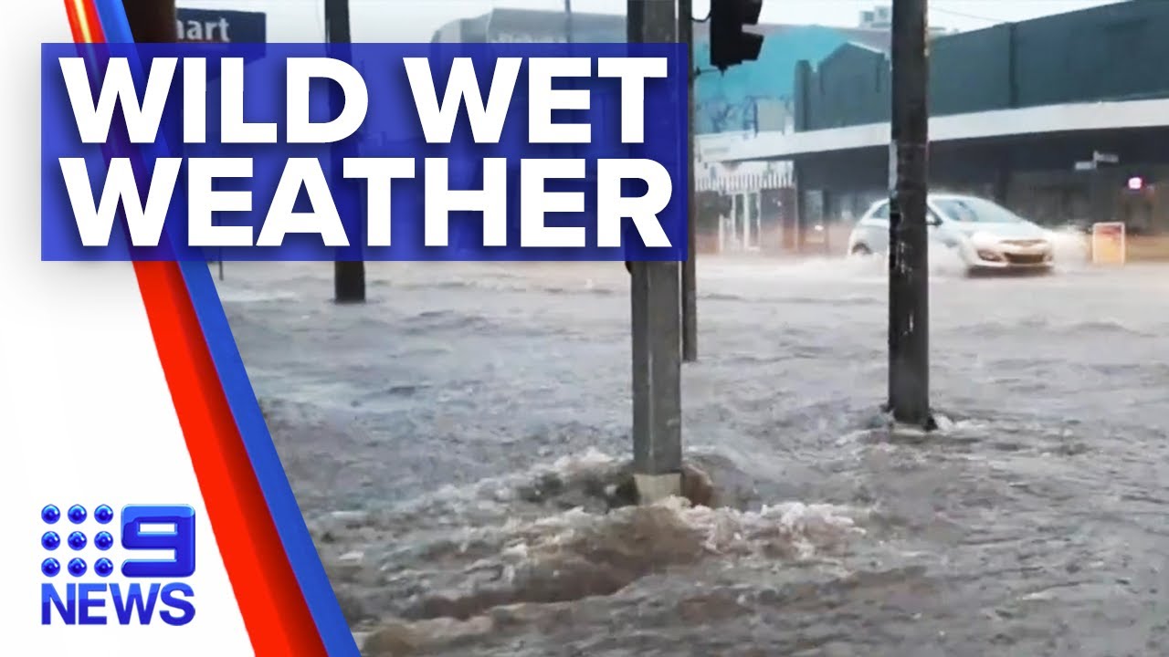 Wild storm hits Sydney | 9 News Australia - YouTube