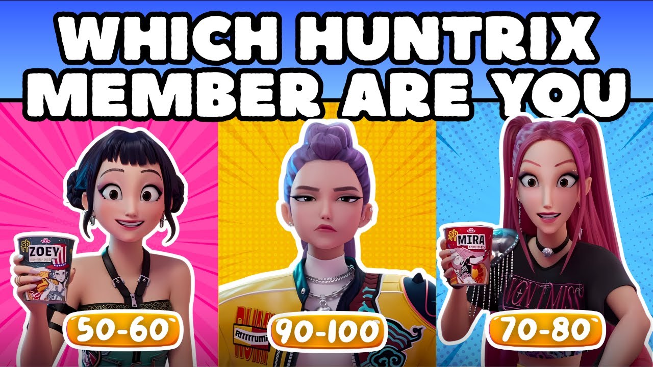 Which Huntrix Member Are You? | K-Pop Demon Hunters Personality Quiz Part 1