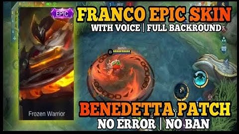 FRANCO EPIC SKIN SCRIPT WITH VOICE + FULL BACKGROUND NO PASSWORD BENEDETTA PATCH