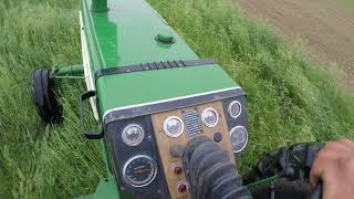 dad mowing hay with oliver 1955 6.2.18