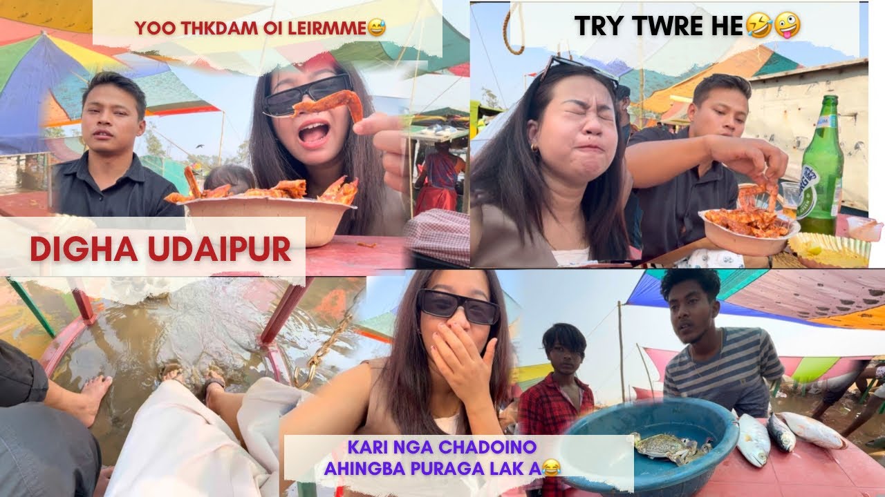 BAR gi Beach oiramme🤪// Digha Udaipur Beach🐚//waikhu makalak haori🦀@cacharangel2554 