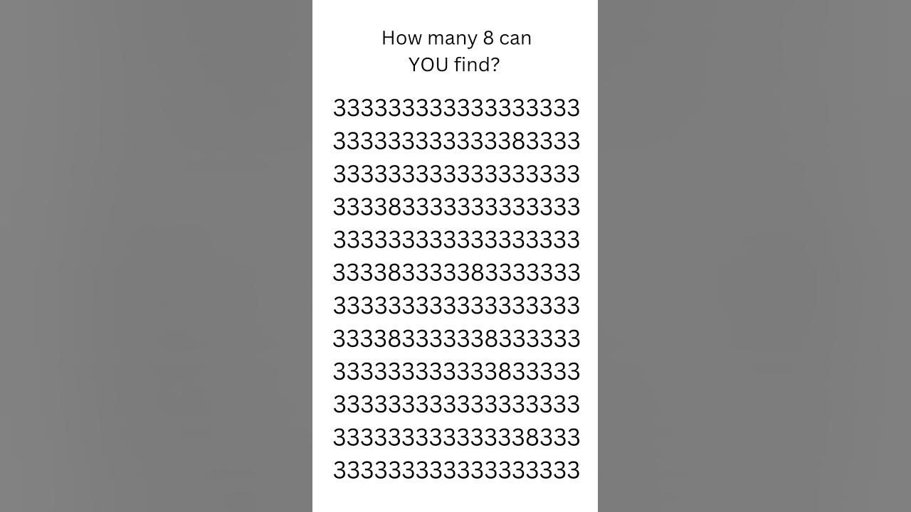 how-many-8-are-there-coment-and-win-youtube