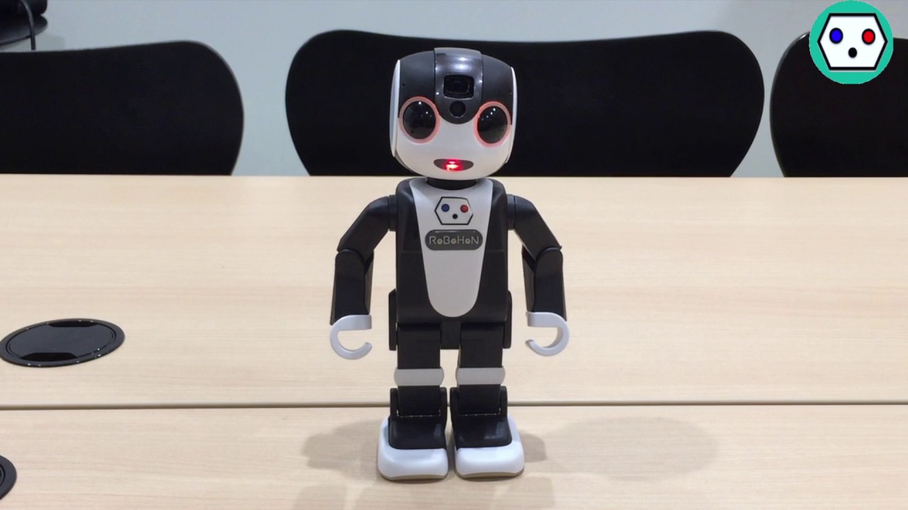 ロボホン】ロボットアプリ紹介シリーズ「お手軽日記」 - YouTube