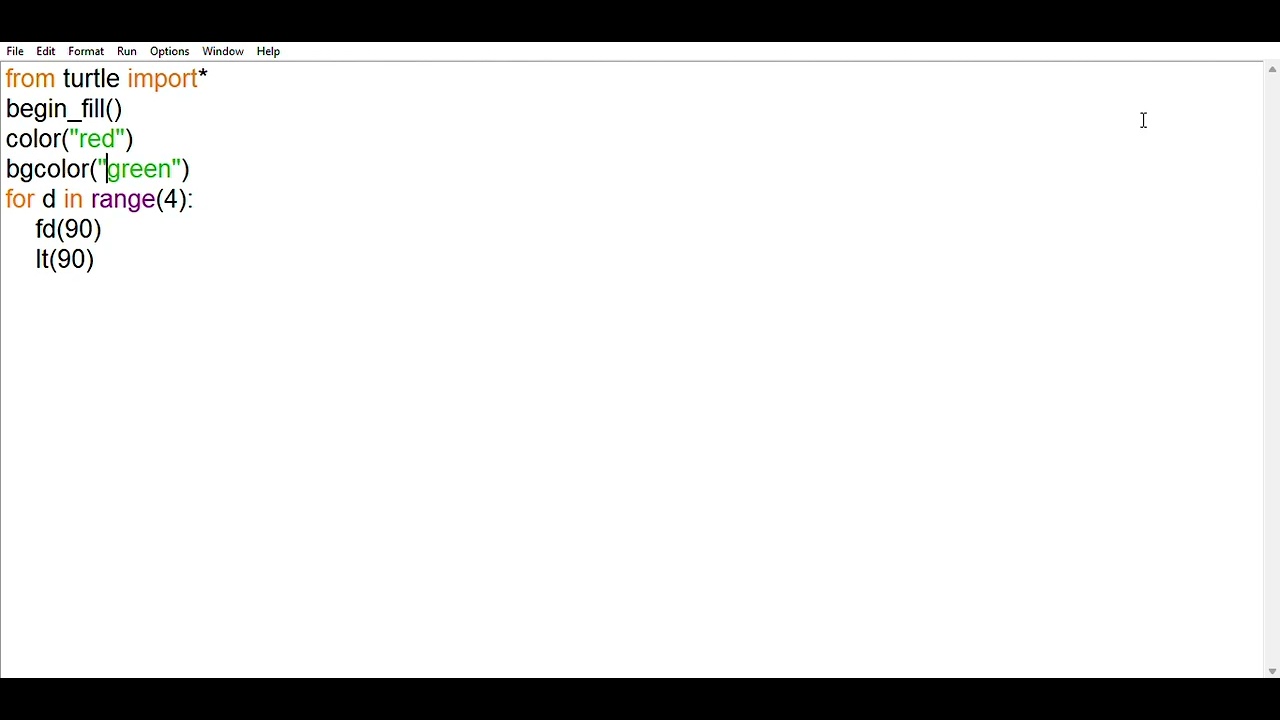 HOW TO MAKE SQUARE IN PYTHON - YouTube