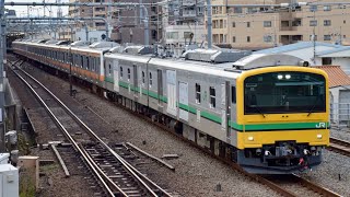 配9745M E493系01編成+E233系0番代 ﾄﾀ青665編成+ﾄﾀP518編成 AT入場回送