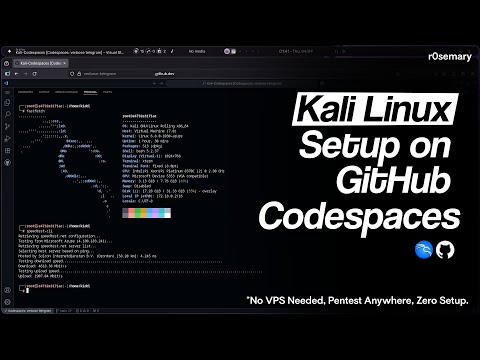 Easy Kali Linux Setup on GitHub Codespaces (Free)