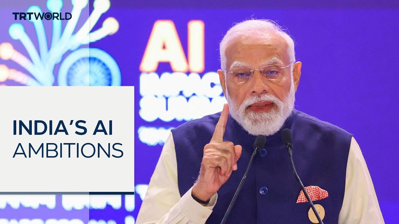 India draws major global investment in AI race - YouTube