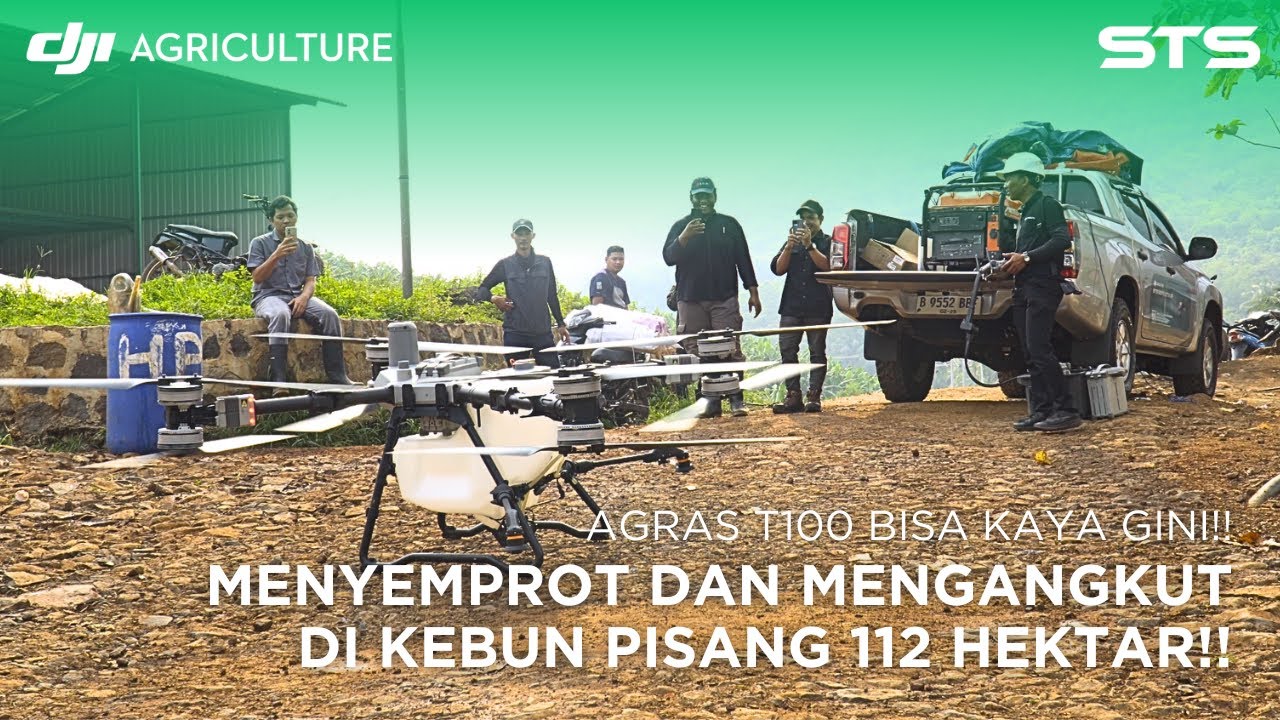 Exploring DJI Agras T100 Features | Real Experience from a Banana Plantation