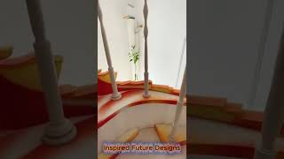 The Freshest Stairs in the World? 🍊 Juicy &amp; Futuristic Interior Design!