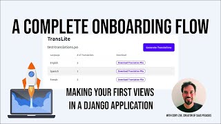 Making your first views in a Django application