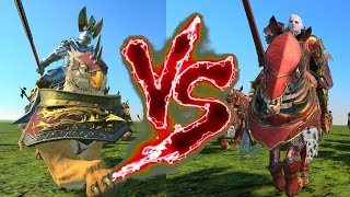 Demigryph Knights Halberds Vs Blood Khights. Total War Warhammer 3