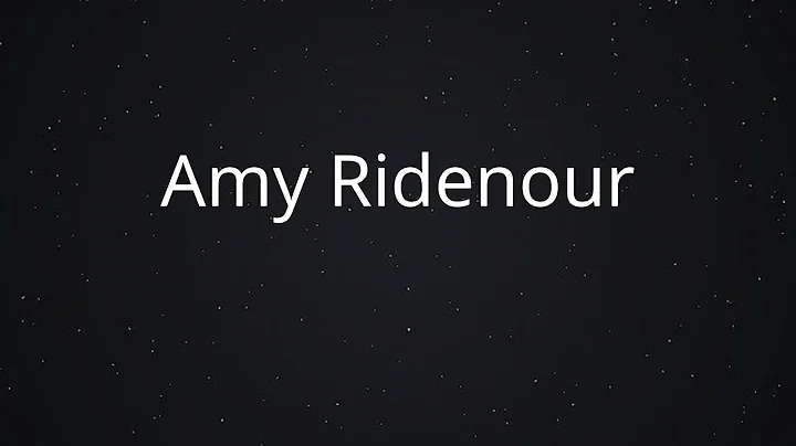 Amy Ridenour