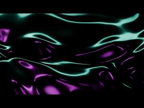Teal Purple Calming Organic Wave Background Video 4k - VJ LOOP NEON - Chilled Swirls