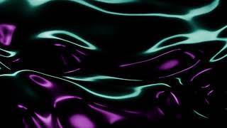 Teal Purple Calming Organic Wave Background Video 4k - VJ LOOP NEON - Chilled Swirls