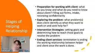 Chapter 7: The Helping Process. HS101