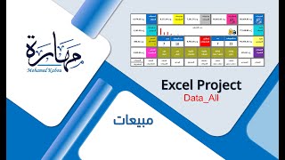 برنامج اكسيل فواتير المبيعات والمشتريات وسندات القبض والصرف وإدارة المخازن - SALES ERP