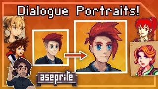 Pixel Art Class - Introduction To Portraits! screenshot 1