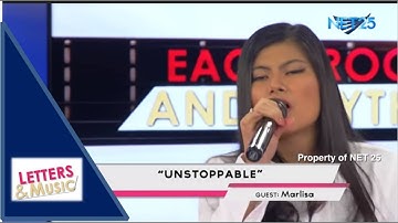 MARLISA - UNSTOPPABLE (NET25 LETTERS AND MUSIC)