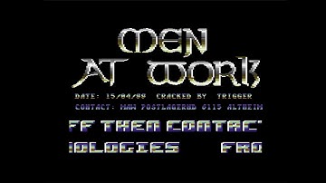 C64 Crack Intro: 1988 Men at Work Intro