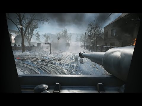 Battlefield 2042: Portal Gameplay BF1942 Hardcore No HUD Milsim - Battle of the Bulge - Tiger Tank