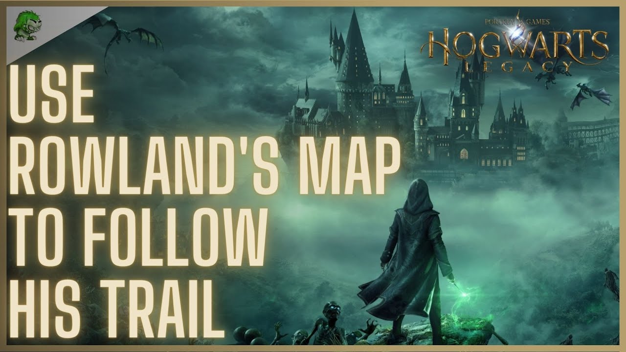 Hogwarts Legacy Use Rowland's Map to Follow His Trail - Solution