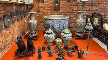 23/11/25.Nhất thống tàu siêu khủng cổ .Cặp Bình bách hoa  xưa.Gốm tàu xưa.Đồng Xưa 0973.629.296