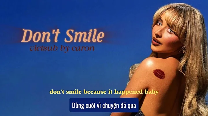 Don't Smile - Sabrina Carpenter | lyrics - vietsub || vietsub by caron