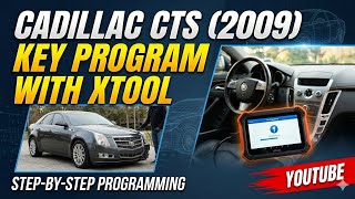 Cadillac CTS 2009 Knob Type Key Programming | All Keys Lost Solution #jafry_auto  Cadillac Cts Key Fob Programming