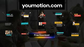 Callout Lower Thirds - Free Animated Text Tiles (Ae, Pr, Dr)