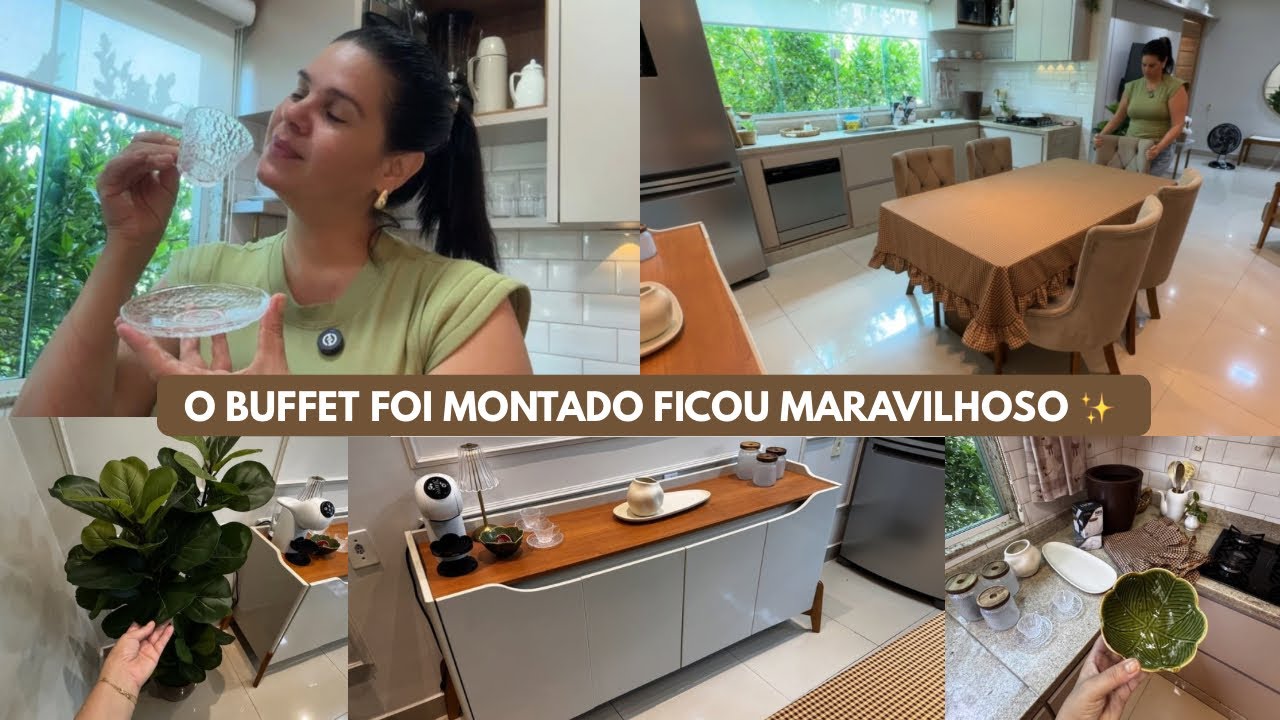 FINALMENTE! Meu buffet foi montado 😍 Organizei e decorei tudo… ficou lindo!