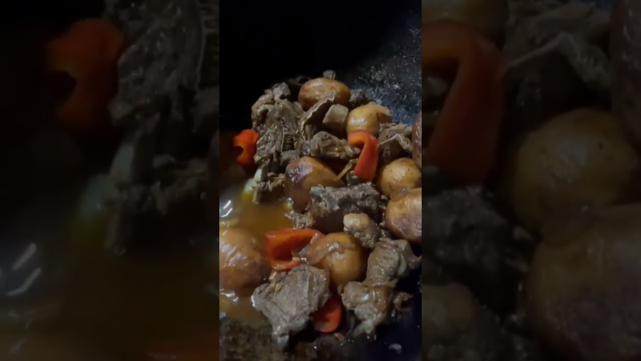 казан кебаб по Джамбульски!!!мясо