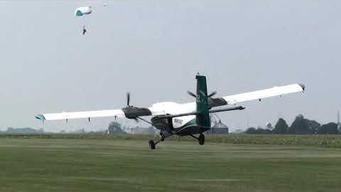 Skydiving  Pilot Twin Otter Crosswind landing, The Lunatic Fringe Into the Void podcast