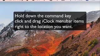 iClock App For Mac How To Move Time And Date In The Menubar screenshot 3