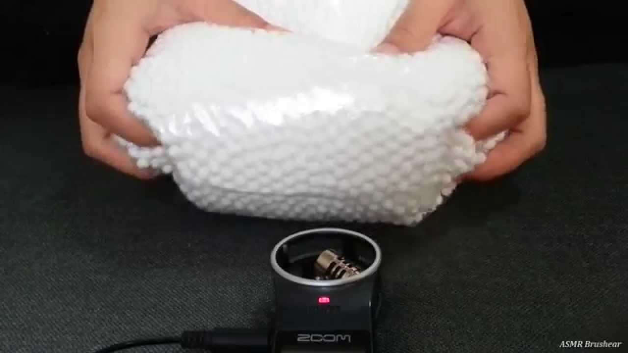 [ASMR] Pure Trigger • Polystyrene Beads • Touching the Microphone - YouTube