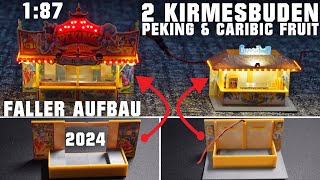 2 Kirmesbuden (140455) Faller 2024 ► Modellaufbau │MGX