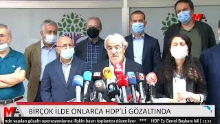 Bi̇rçok Kentte Onlarca Hdpli̇ Gözaltina Alindi Mi̇that Sancar Bu Bi̇r İnti̇kam Operasyonudur