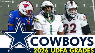 Cowboys UDFA Grades: All UDFAs That Are Signing With Dallas After The 2026 NFL Draft