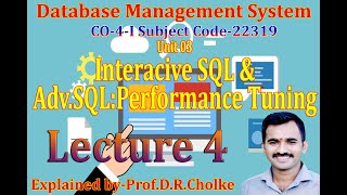 Unit 03 Interactive SQL & Adv. SQL: Performance Tuning_04