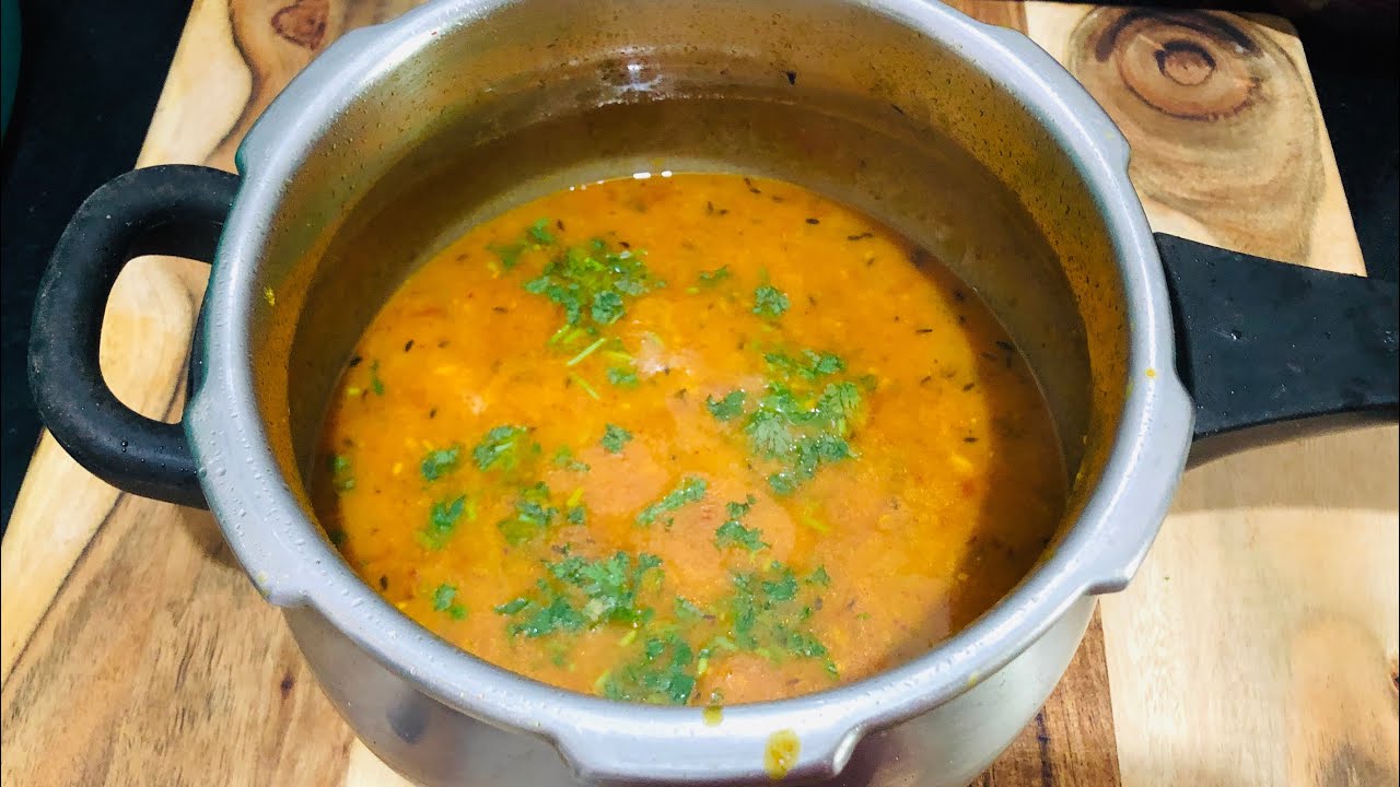 EP 58 Simple OnePot Daal in Pressure Cooker YouTube