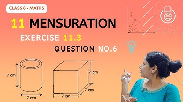 Math Made Simple: Solve Exercise 11.3 Q6 Mensuration | Chapter 11 | Class 8 Maths