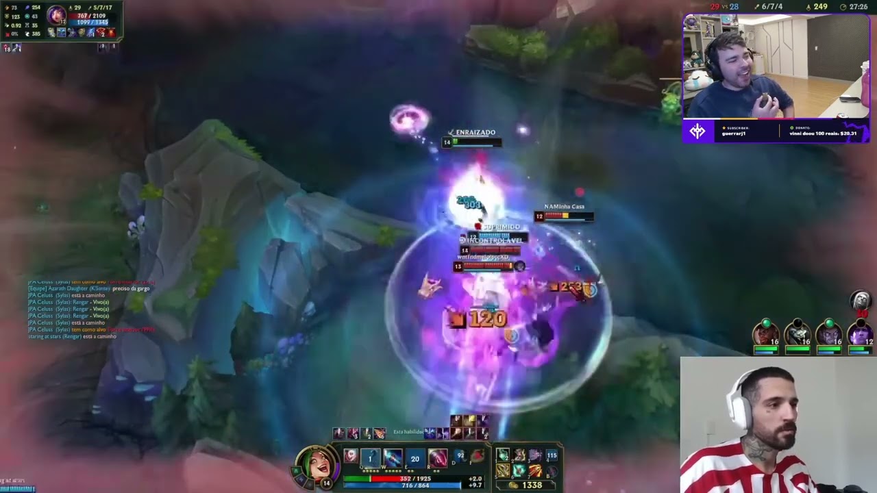 Minerva reagindo ao Brtt sendo enganado pela neeko 😂