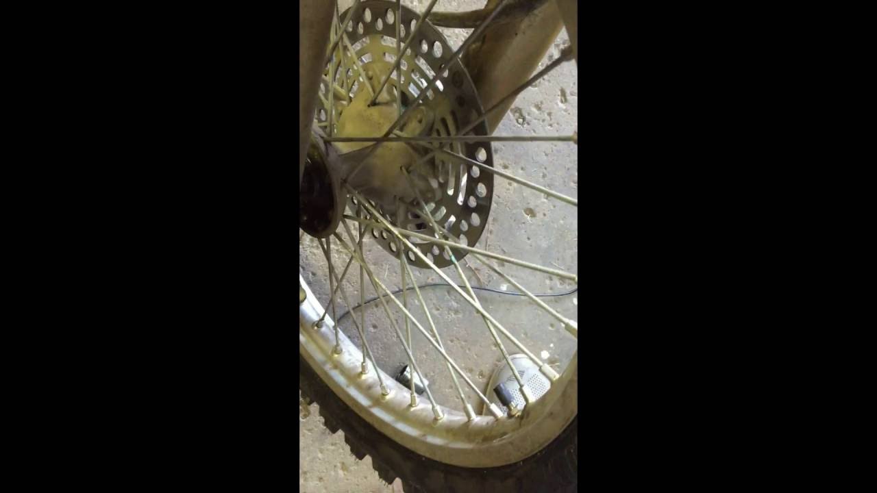 How to remove front tire dirt bike YouTube