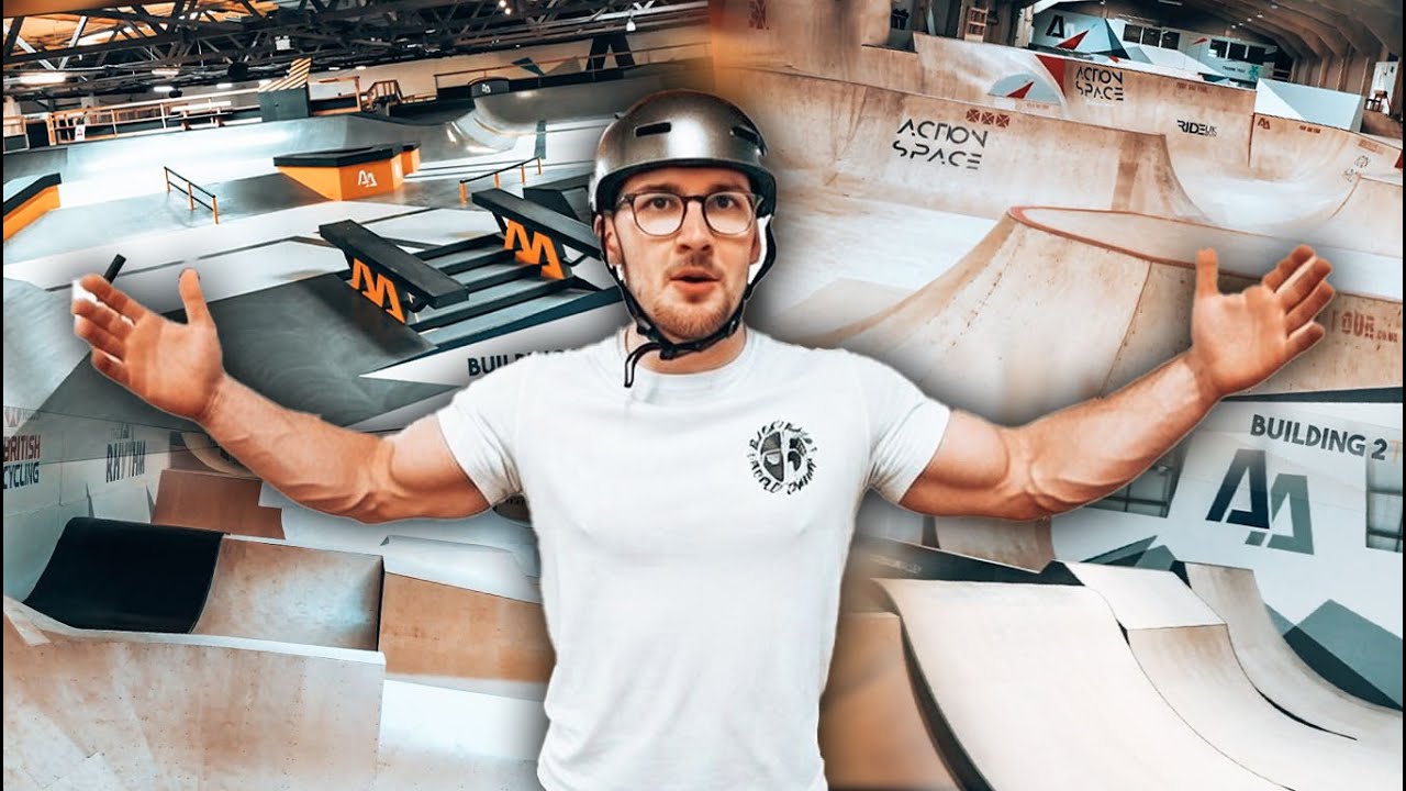 Riding every ramp at Europes Largest Skatepark